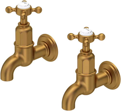 Perrin & Rowe Mayan 4328 (Wall Mounted) Kitchen Tap - Aged Brass