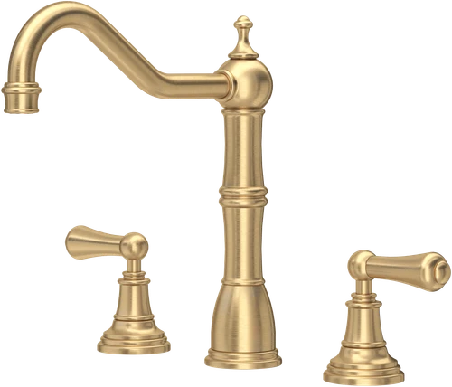 Perrin & Rowe Alsace 4771 Kitchen Tap - Satin Brass