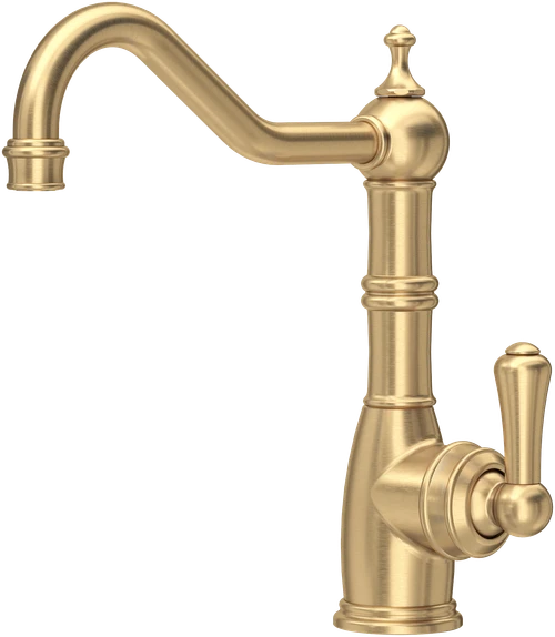 Perrin & Rowe Aquitaine 4741 Kitchen Tap - Satin Brass