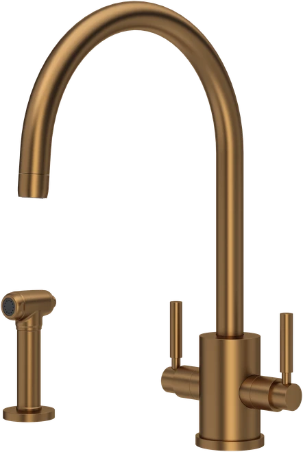 Perrin & Rowe Orbiq 4312 Handrinse Kitchen Tap - English Bronze