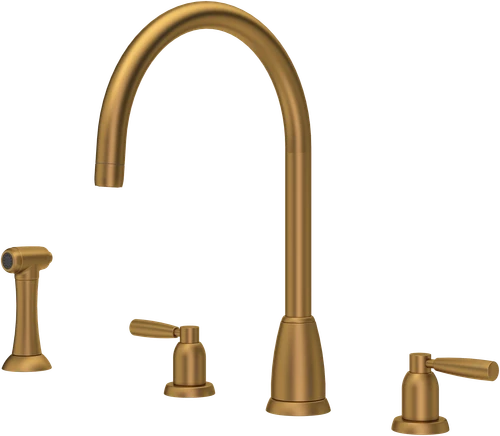 Perrin & Rowe Callisto 4891 Kitchen Tap - Aged Brass