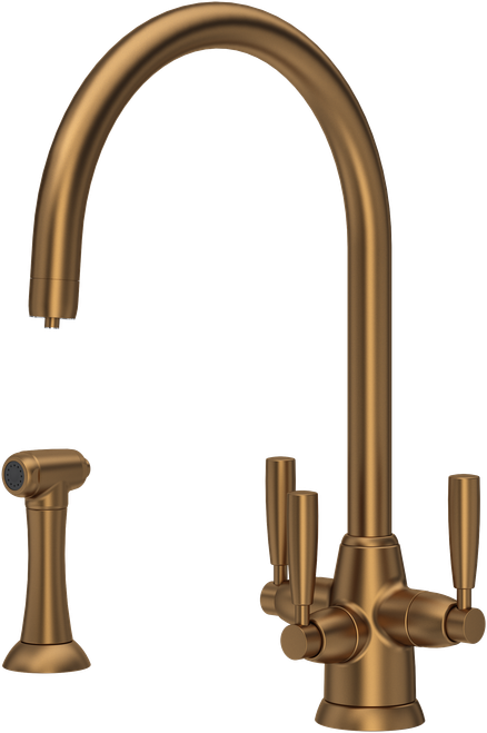 Perrin & Rowe Metis 1580 (with Rinse) Filter Tap - English Bronze