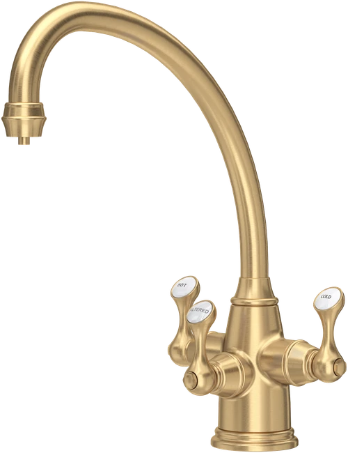Perrin & Rowe Etruscan 1420 Filter Tap - Satin Brass