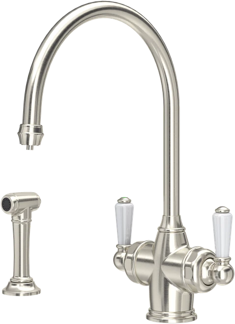 Perrin & Rowe Parthian 1537 (with Rinse) Filter Tap - Pewter