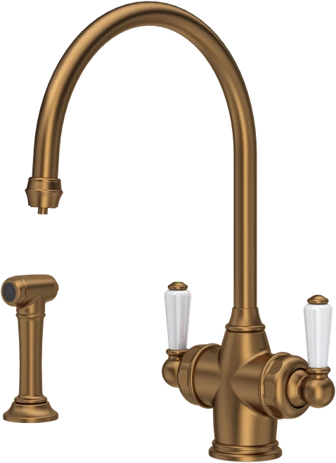 Perrin & Rowe Parthian 1537 (with Rinse) Filter Tap - English Bronze