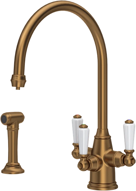 Perrin & Rowe Phoenician 1560 (with Rinse) Filter Tap - English Bronze