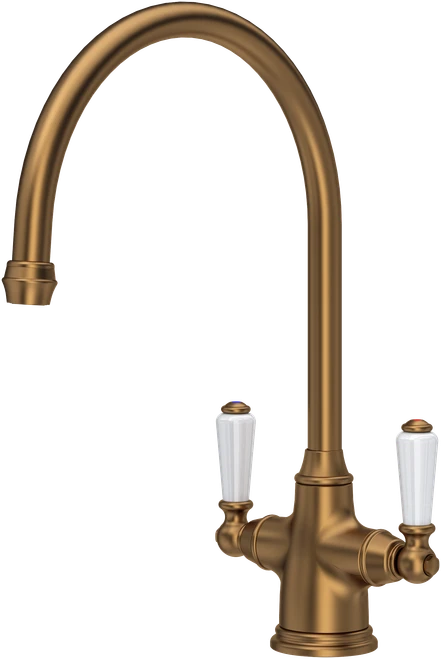 Perrin and Rowe Phoenician 4460 Kitchen Mixer Tap - English Bronze