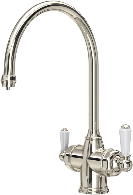 Perrin & Rowe Polaris 3in1 Instant Hot Tap Sink Mixer, Digital Tank and Filter - Nickel