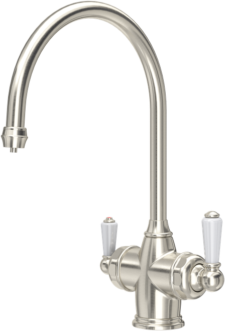 Perrin & Rowe Polaris 3in1 Instant Hot Tap Sink Mixer, Digital Tank and Filter - Pewter