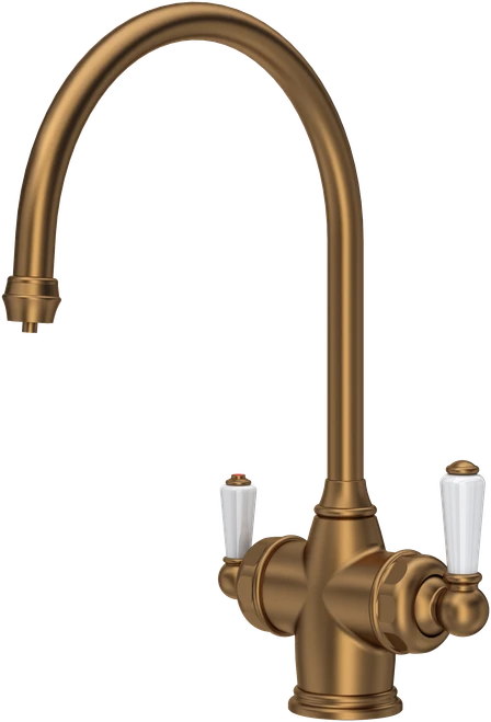 Perrin & Rowe Polaris 3in1 Instant Hot Tap Sink Mixer, Digital Tank and Filter - English Bronze