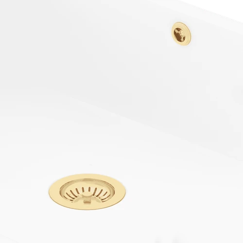 Perrin & Rowe Single Bowl Waste and Overflow Kit - Gold