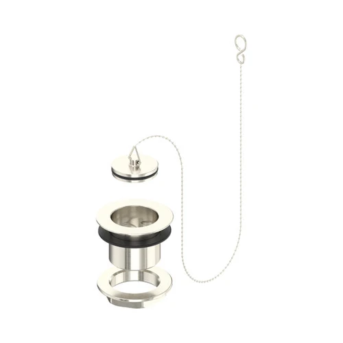 Perrin & Rowe 6714 Bath Waste, Plug and Chain - Pewter