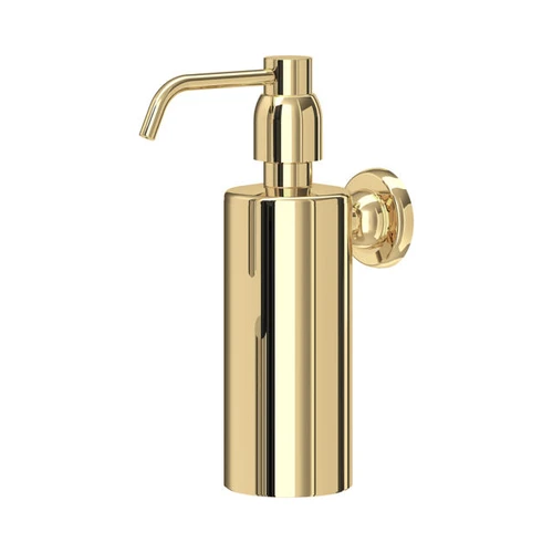 Perrin and Rowe Contemporary Collection Wall Mounted Soap Dispenser 6473 - Polished Brass