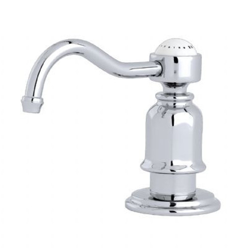 Perrin and Rowe Traditional Collection Deck Mounted Soap Dispenser 6995 - Satin Brass