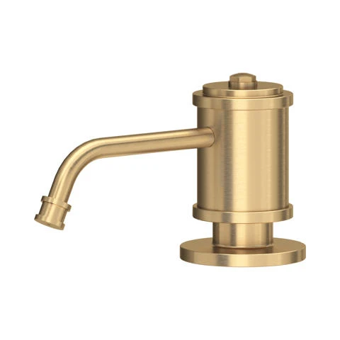 Perrin and Rowe Country Collection Deck Mounted Soap Dispenser 6695 - Satin Brass