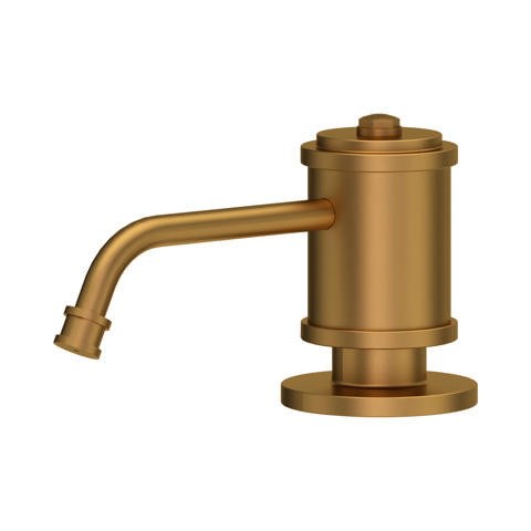 Perrin and Rowe Country Collection Deck Mounted Soap Dispenser 6695 - Aged Brass