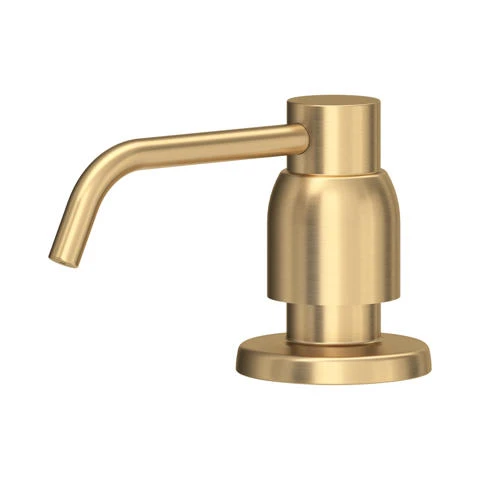 Perrin and Rowe Contemporary Collection Deck Mounted Soap Dispenser 6495 - Satin Brass