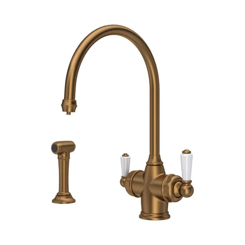 Perrin & Rowe Polaris 3in1 Boiling Hot Water Sink Tap & Rinse - English Bronze