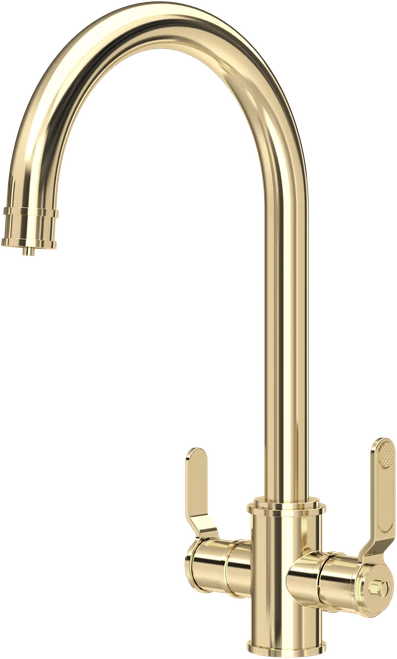 Perrin & Rowe Armstrong 1985HT 3 in 1 Instant Hot Water Tap - Gold