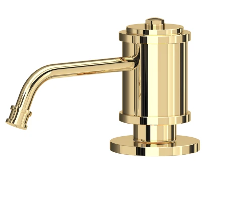 Perrin & Rowe Armstrong Deck Mounted Soap Dispenser - Polished Brass