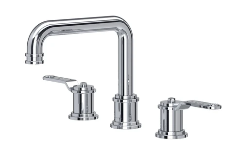 Perrin and Rowe Armstrong 3606CP Three hole deck mounted basin mixer - Chrome