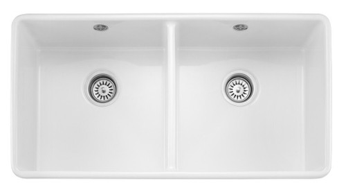 Rangemaster Farmhouse Double Bowl Belfast Ceramic Kitchen Sink Rangemaster Farmhouse Double Bowl Belfast Ceramic Kitchen Sink