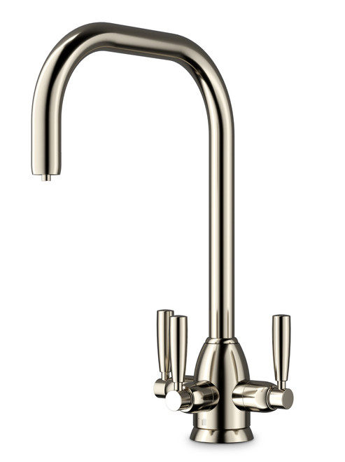 Triflow Original Whitehall U Spout Filter Kitchen Tap - Nickel
