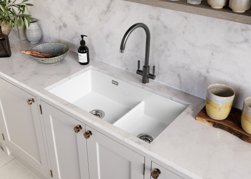 Rangemaster Rustique 2B Undermount/Inset Ceramic Sink | Sinks