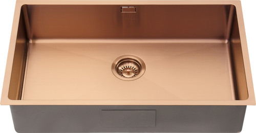 1810 ZENUNO15 700U Undermount/Inset Single Bowl Sink - Copper 1810 ZENUNO15 700U Undermount/Inset Single Bowl Sink - Copper