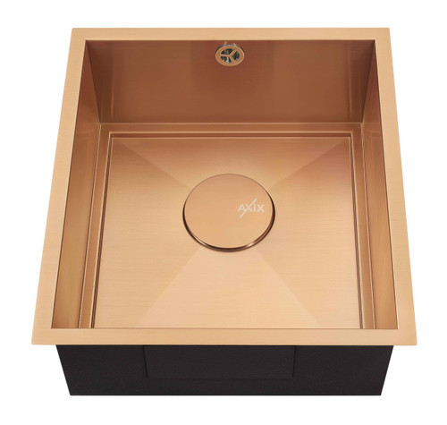 1810 AXIXUNO 355U Single Bowl Undermount Sink 16MM - Copper
