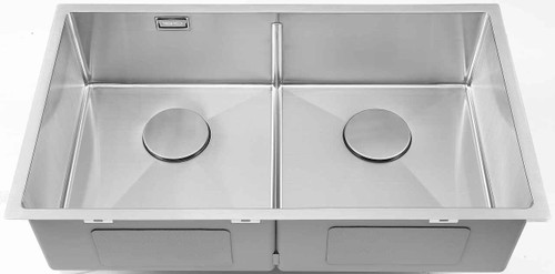 1810 ZENDUO10 351/351U Slim Bridge Undermount/Inset Double Bowl Sink 1810 ZENDUO10 351/351U Slim Bridge Undermount/Inset Double Bowl Sink