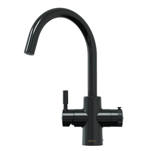 QETTLE Original 4 in 1 Round Black Boiling Water Tap with 4L Tank QETTLE Original 4 in 1 Round Black Boiling Water Tap with 4L Tank