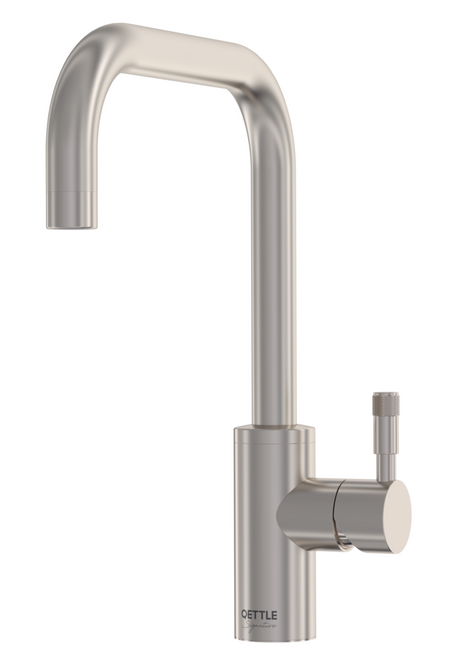QETTLE Signature Modern Square Mixer Single Lever Tap - Stainless Steel