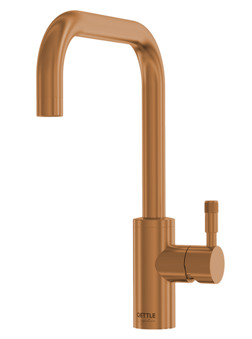QETTLE Signature Modern Square Mixer Single Lever Tap - Copper QETTLE Signature Modern Square Mixer Single Lever Tap - Copper
