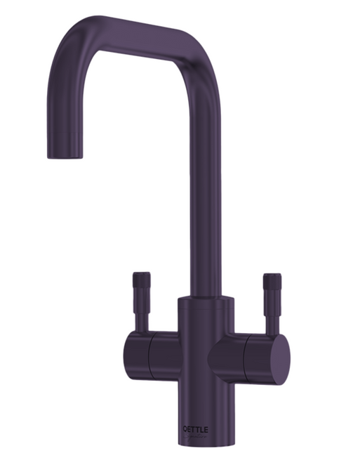 QETTLE Signature Modern Square Mixer Dual Lever Tap - Gunmetal QETTLE Signature Modern Square Mixer Dual Lever Tap - Gunmetal