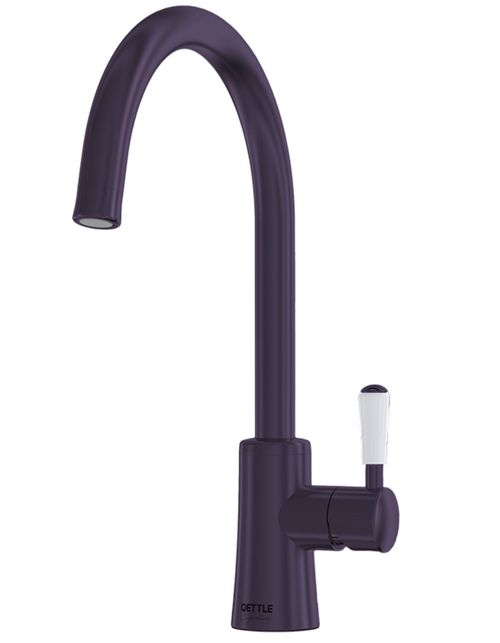 QETTLE Signature Classic Round Mixer Single Lever Tap - Gunmetal QETTLE Signature Classic Round Mixer Single Lever Tap - Gunmetal