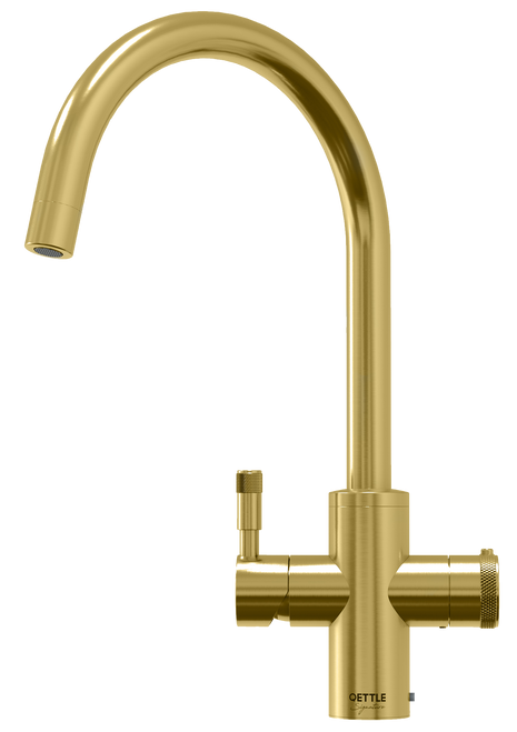 QETTLE Signature 4 in 1 Round Brass Boiling Water Tap with 7L Tank QETTLE Signature 4 in 1 Round Brass Boiling Water Tap with 7L Tank