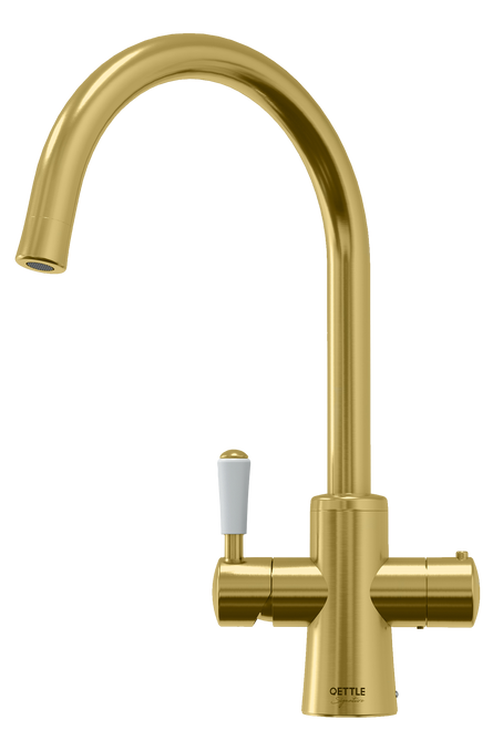 QETTLE Signature Classic 4 in 1 Round Brass Boiling Water Tap with 7L Tank QETTLE Signature Classic 4 in 1 Round Brass Boiling Water Tap with 7L Tank