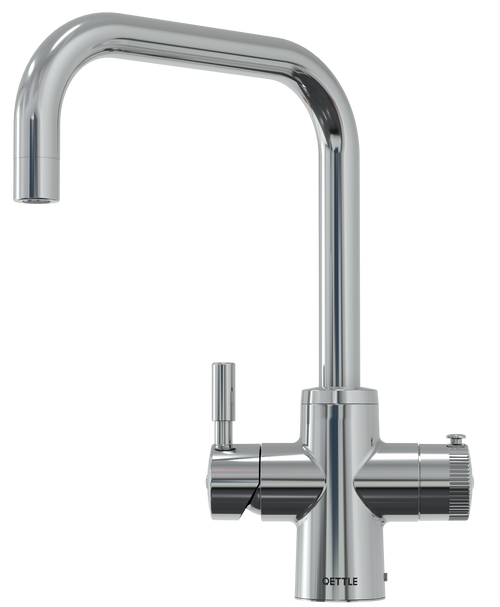 QETTLE Original 4 in 1 Square Chrome Boiling Water Tap with 2L Tank QETTLE Original 4 in 1 Square Chrome Boiling Water Tap with 2L Tank