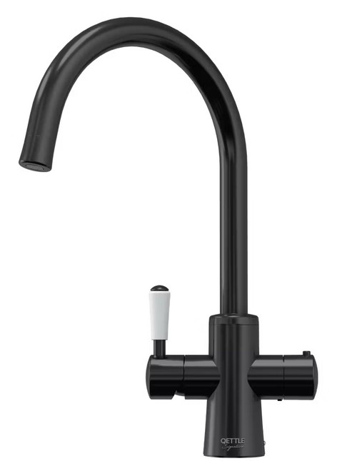 QETTLE Signature Classic 4 in 1 Round Black Boiling Water Tap with 2L Tank QETTLE Signature Classic 4 in 1 Round Black Boiling Water Tap with 2L Tank
