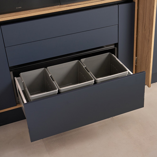 Caple In-Drawer 49L Trio Pull Out Bin
