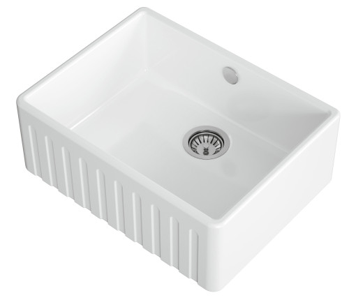 Austen & Co. Aurelia Fluted Belfast Ceramic Kitchen Sink