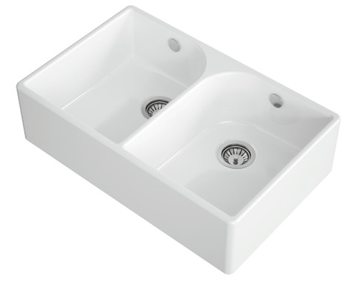 Austen & Co. Palazzo Double Bowl Belfast Ceramic Kitchen Sink