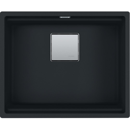 Franke Kubus KNG PRO 110 52 Fragranite Undermount Single Bowl Kitchen Sink - Matt Black