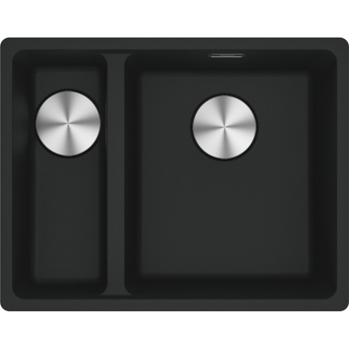 Franke Maris MRG 660-34-15 Fragranite Inset 1.5 Bowl Kitchen Sink - Matt Black
