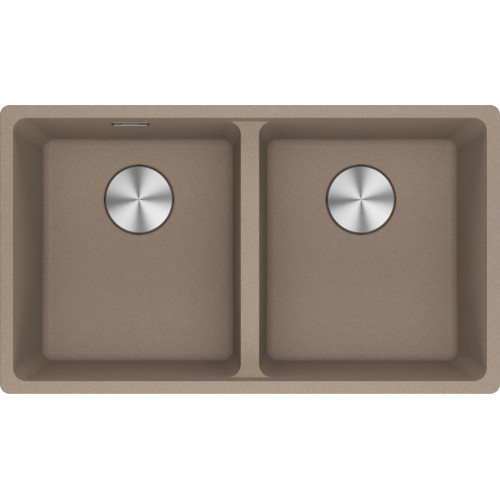 Franke Maris MRG 620-35-35 Fragranite Inset 2 Bowl Kitchen Sink - Oyster