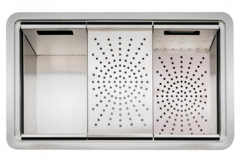Caple Zona 100 Inset &  Undermount Single Bowl Stainless Steel Kitchen Sink