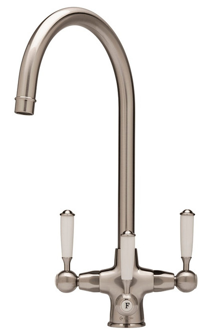 Caple Shaftsbury Triple Lever Puriti Kitchen Tap - Brushed Nickel