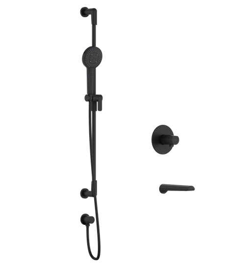 Riobel Parabola 1244 Shower Kit - Black