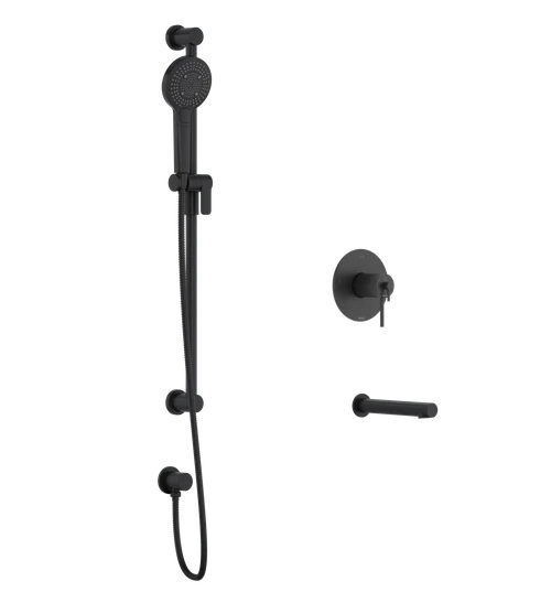 Riobel GS 1244 Shower Kit - Black